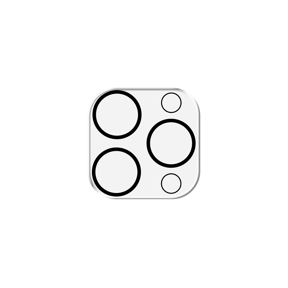 Folie de protectie Camera Spate 3MK Pro Full Cover pentru Apple iPhone 17, Sticla Securizata, Neagra