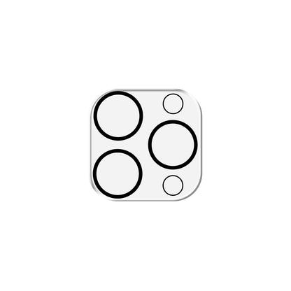 Folie de protectie Camera Spate 3MK Pro Full Cover pentru Apple iPhone 17, Sticla Securizata, Neagra