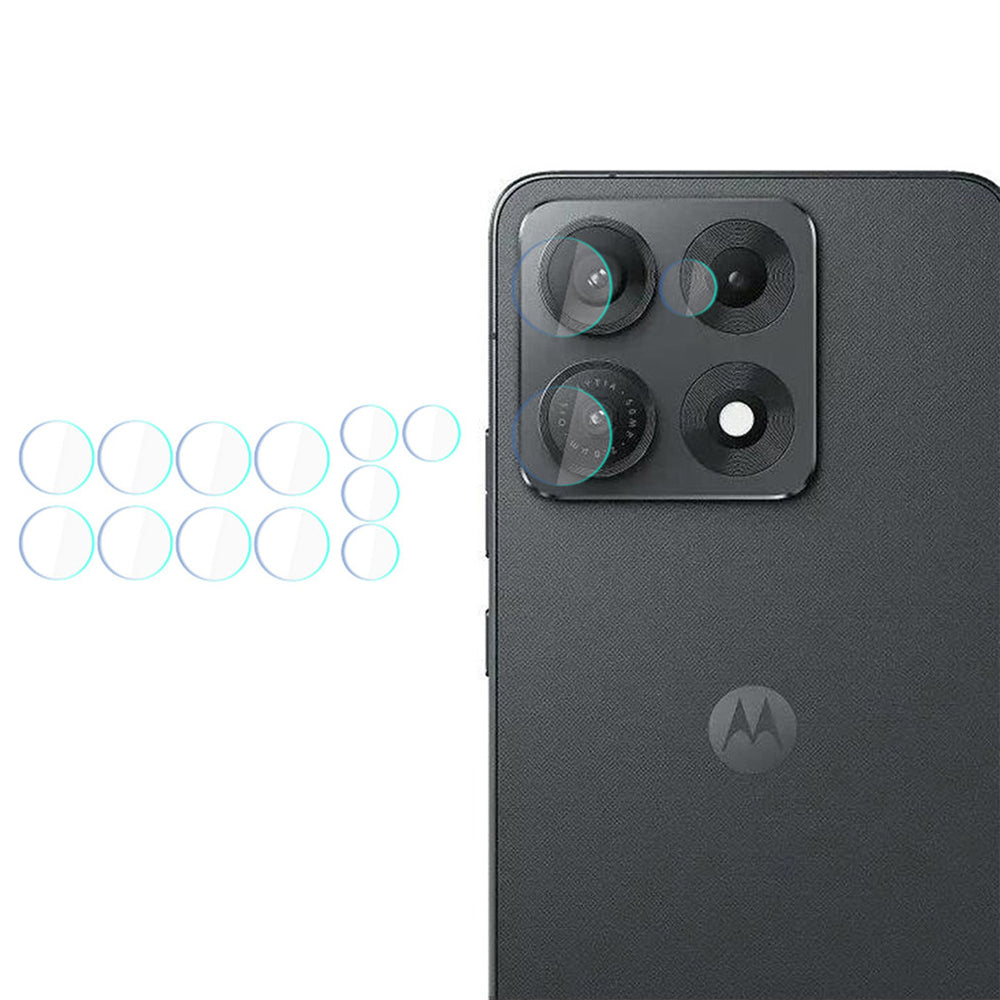 Folie de protectie Camera Spate 3MK Protection pentru Motorola Edge 70 Max, Sticla Securizata, Set 4 bucati, Transparenta