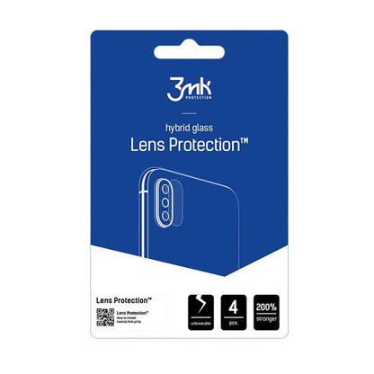 Folie de protectie Camera Spate 3MK Protection pentru Xiaomi Redmi Note 15 Pro 5G, Sticla Flexibila, Set 4 bucati, Transparenta