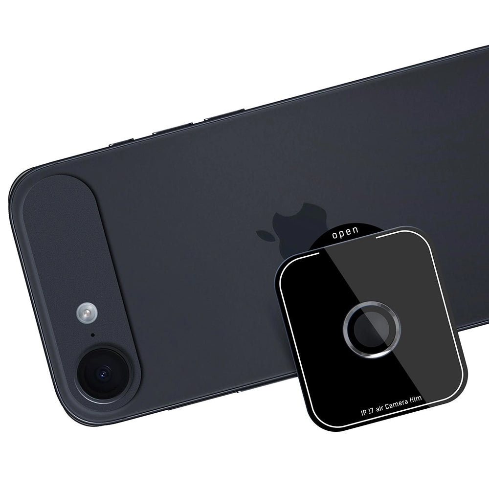Folie de protectie Camera Spate 3MK Protection Pro pentru Apple iPhone 17, Sticla Securizata, Neagra