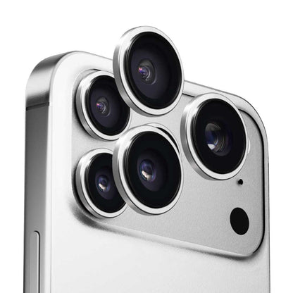 Folie de protectie Camera Spate Anank AR pentru Apple iPhone 17 Pro Max / 17 Pro, Sticla Securizata, Argintie