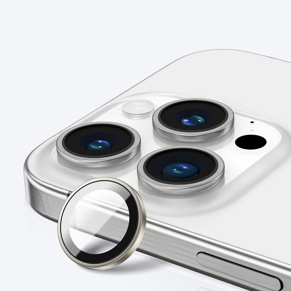 Folie de protectie Camera Spate Anank AR pentru Apple iPhone 17 Pro Max / 17 Pro, Sticla Securizata, Aurie