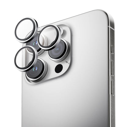 Folie de protectie Camera Spate Anank AR pentru Apple iPhone 17, Sticla Securizata, Argintie