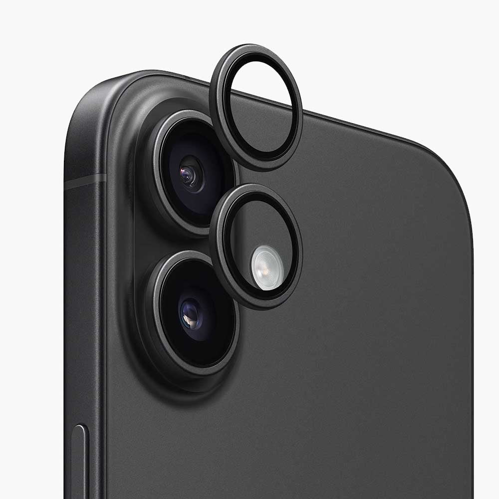 Folie de protectie Camera Spate Anank AR pentru Apple iPhone 17, Sticla Securizata, Neagra