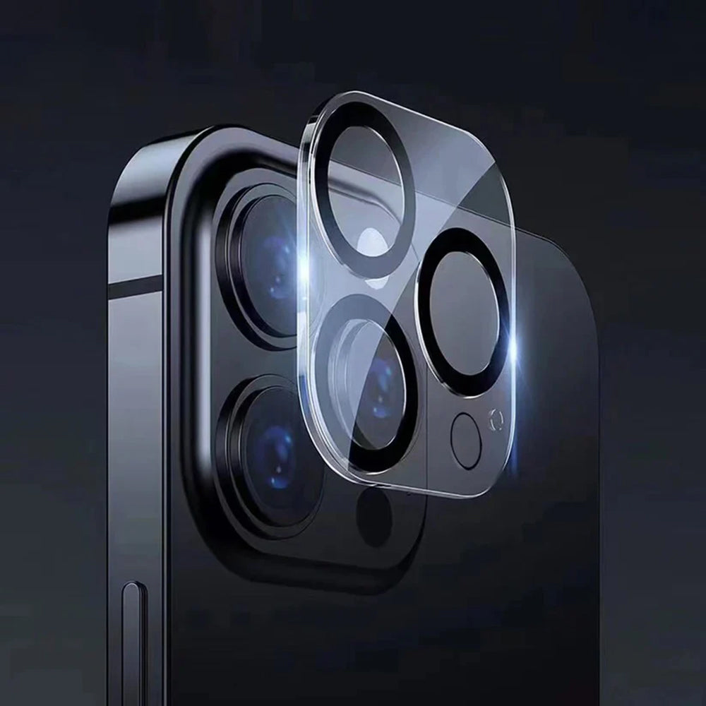 Folie de protectie Camera Spate Anank Guard pentru Apple iPhone 16 Plus / 16, Sticla Securizata, Neagra