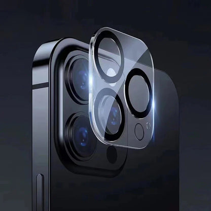 Folie de protectie Camera Spate Anank Guard pentru Apple iPhone 16 Plus / 16, Sticla Securizata, Neagra