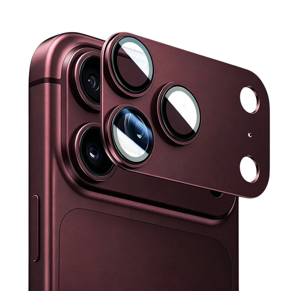 Folie de protectie Camera Spate Blueo Integrated Metal pentru Apple iPhone 18 Pro Max, Sticla Securizata, Visinie