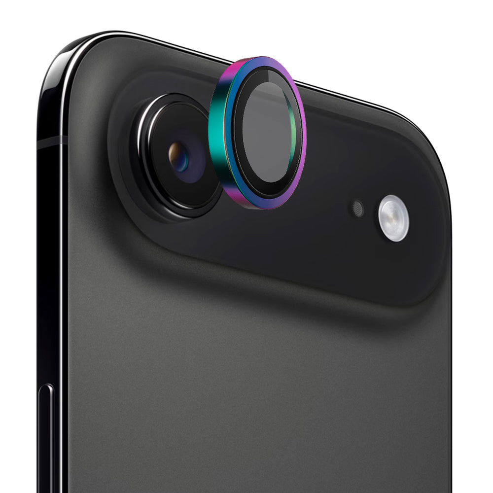 Folie de protectie Camera Spate Blueo Metal Frame pentru Apple iPhone 17 Air, Sticla Securizata, Multicolor