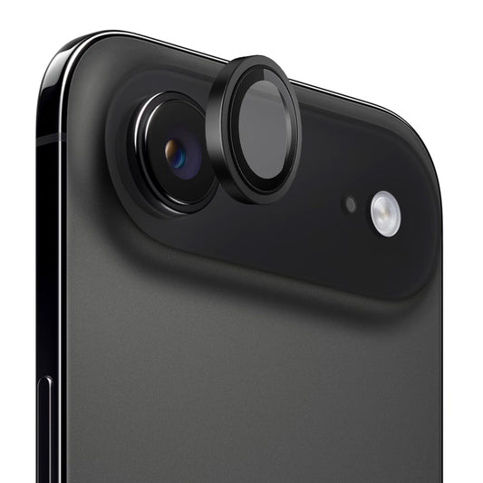 Folie de protectie Camera Spate Blueo Metal Frame pentru Apple iPhone 17 Air, Sticla Securizata, Neagra
