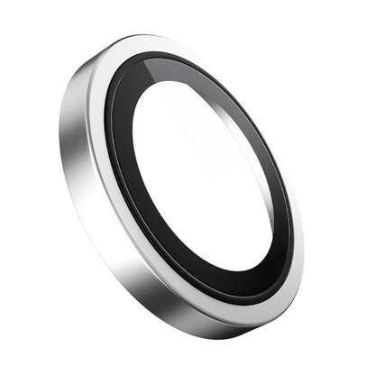 Folie de protectie Camera Spate Blueo Metal Frame pentru Apple iPhone 17, Sticla Securizata, Argintie