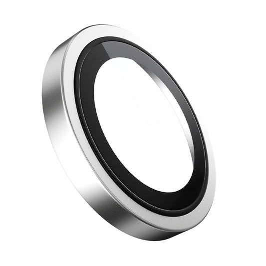 Folie de protectie Camera Spate Blueo Metal Frame pentru Apple iPhone 17, Sticla Securizata, Argintie