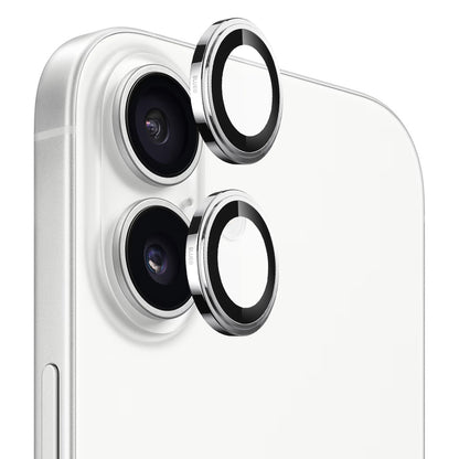 Folie de protectie Camera Spate Blueo Sapphire Crystal pentru Apple iPhone 17, Sticla Securizata, Argintie