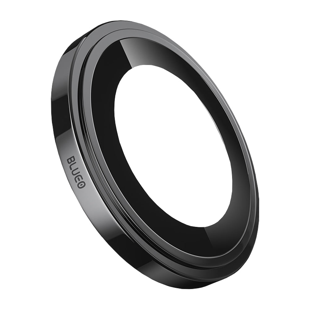 Folie de protectie Camera Spate Blueo Sapphire Crystal pentru Apple iPhone 17, Sticla Securizata, Neagra