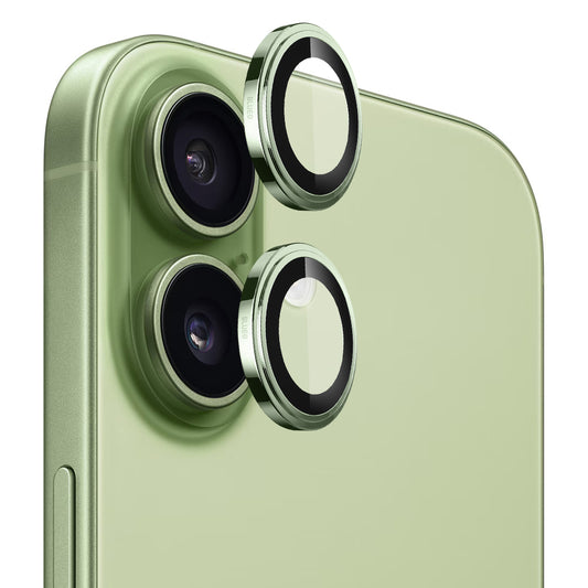 Folie de protectie Camera Spate Blueo Sapphire Crystal pentru Apple iPhone 17, Sticla Securizata, Verde