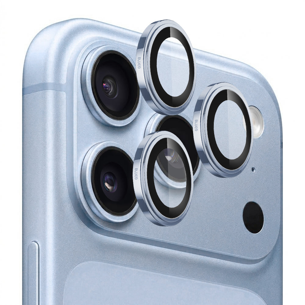 Folie de protectie Camera Spate Blueo Sapphire Crystal pentru Apple iPhone 18 Pro / 18 Pro Max, Sticla Securizata, Bleu