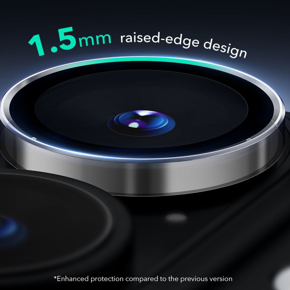 Folie de protectie Camera Spate ESR Armorite pentru Apple iPhone 17 / 16 Plus / 16, Sticla Securizata, Transparenta