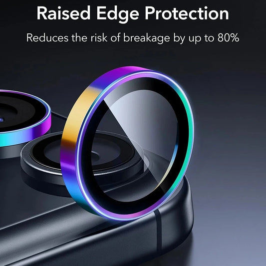 Folie de protectie Camera Spate ESR Armorite pentru Apple iPhone 17 Pro Max / 17 Pro / 16 Pro Max / 16 Pro, Sticla Securizata, Multicolor