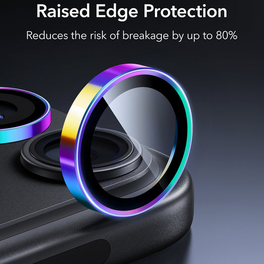 Folie de protectie Camera Spate ESR Armorite pentru Apple iPhone 18 Pro / 18 Pro Max, Sticla Securizata, Multicolor