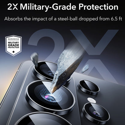 Folie de protectie Camera Spate ESR Armorite pentru Samsung Galaxy S26 Ultra S948, Sticla Securizata, Neagra