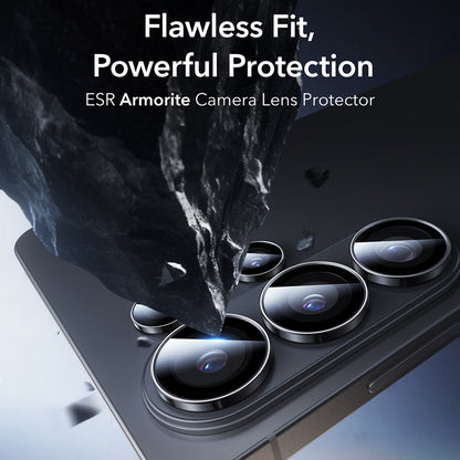 Folie de protectie Camera Spate ESR Armorite pentru Samsung Galaxy S26 Ultra S948, Sticla Securizata, Neagra
