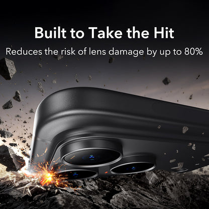 Folie de protectie Camera Spate ESR Armorite Pro pentru Apple iPhone 18 Pro Max, Sticla Securizata, Neagra