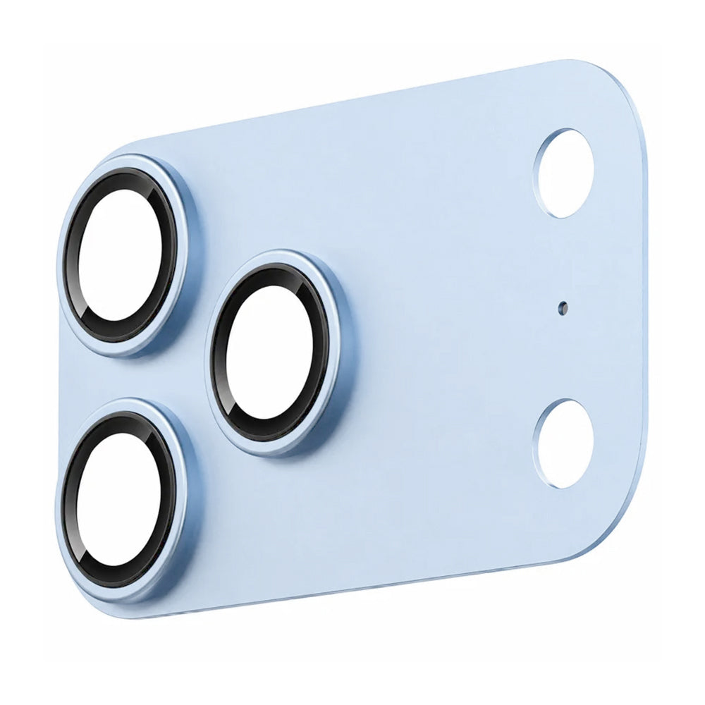Folie de protectie Camera Spate Lito Crown Halo AR + AF pentru Apple iPhone 18 Pro Max, Sticla Securizata, Bleu