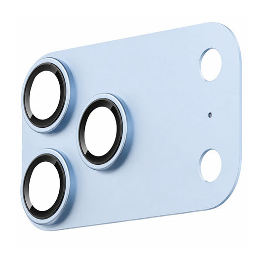 Folie de protectie Camera Spate Lito Crown Halo AR + AF pentru Apple iPhone 18 Pro Max, Sticla Securizata, Bleu