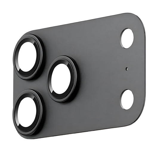 Folie de protectie Camera Spate Lito Crown Halo AR + AF pentru Apple iPhone 18 Pro Max, Sticla Securizata, Neagra