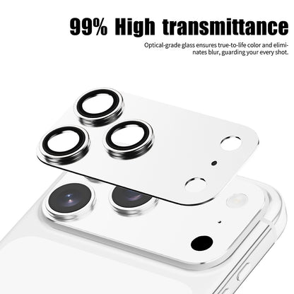 Folie de protectie Camera Spate Lito Crown Halo AR + AF pentru Apple iPhone 18 Pro, Sticla Securizata, Neagra