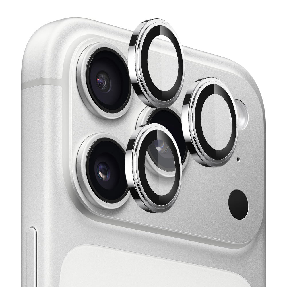 Folie de protectie Camera Spate Lito S+ pentru Apple iPhone 18 Pro / 18 Pro Max, Sticla Securizata, Argintie