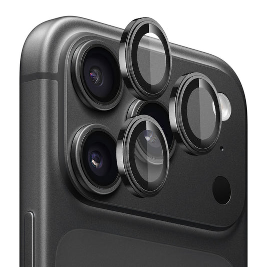 Folie de protectie Camera Spate Lito S+ pentru Apple iPhone 18 Pro / 18 Pro Max, Sticla Securizata, Neagra