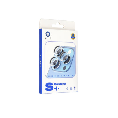 Folie de protectie Camera Spate Lito S+ pentru Samsung Galaxy S25+ S936, Sticla Securizata, Neagra