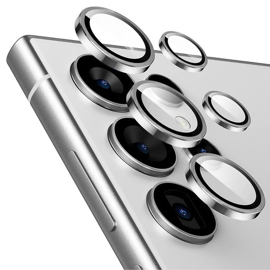 Folie de protectie Camera Spate Lito S+ pentru Samsung Galaxy S26 Ultra, Sticla Securizata, Argintie