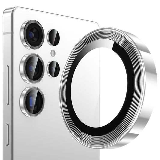 Folie de protectie Camera Spate Lito S+ pentru Samsung Galaxy S26 Ultra, Sticla Securizata, Argintie