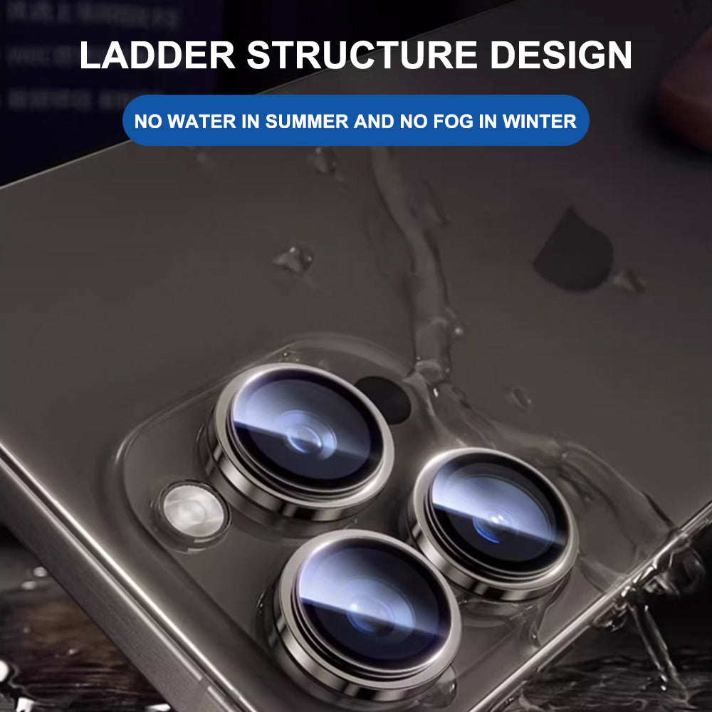Folie de protectie Camera Spate Lito Titanium AR pentru Apple iPhone 18 Pro / 18 Pro Max, Sticla Securizata, Bleu