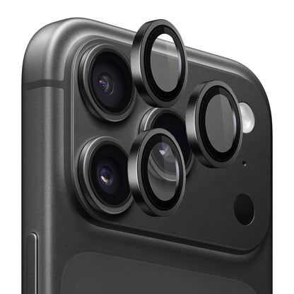 Folie de protectie Camera Spate Lito Titanium AR pentru Apple iPhone 18 Pro / 18 Pro Max, Sticla Securizata, Neagra
