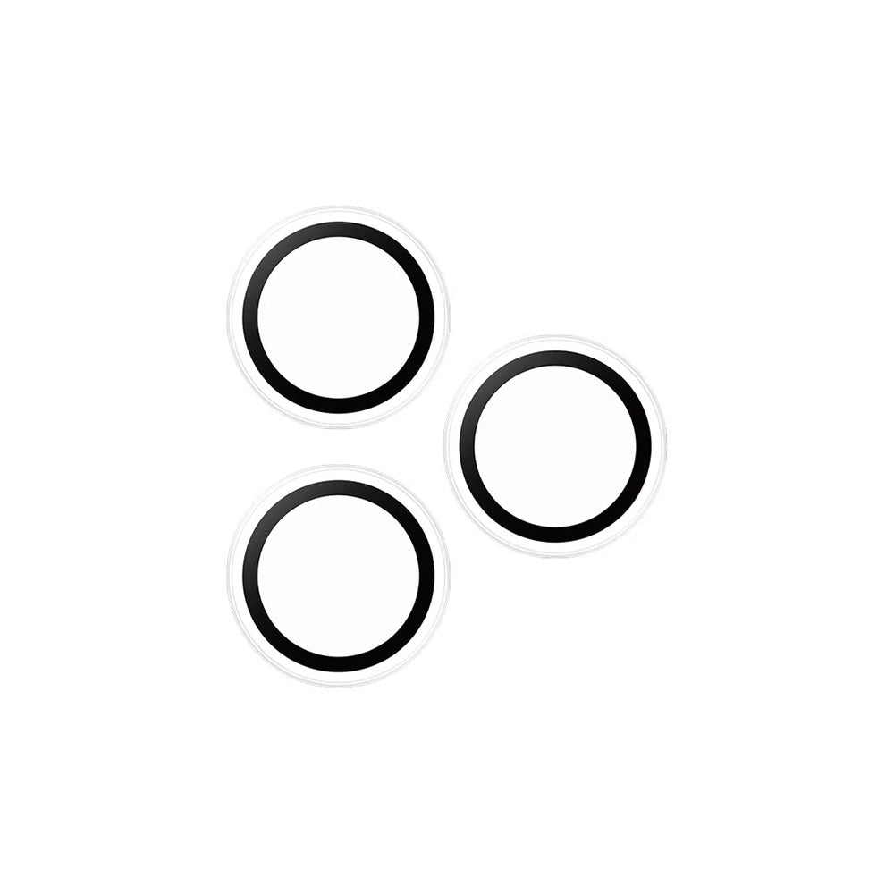 Folie de protectie Camera Spate PanzerGlass Hoops pentru Apple iPhone 16 Pro Max / 16 Pro, Sticla Securizata, Transparenta