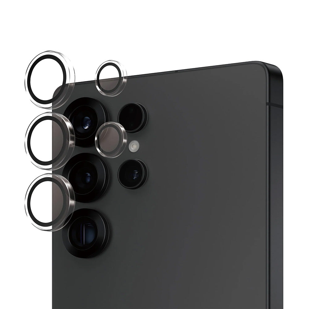 Folie de protectie Camera Spate PanzerGlass Hoops pentru Samsung Galaxy S25 Ultra S938, Sticla Securizata, Transparenta