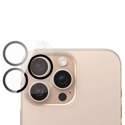 Folie de protectie Camera Spate PanzerGlass PicturePerfect pentru Apple iPhone 16 Pro Max / 16 Pro, Sticla Securizata, Transparenta