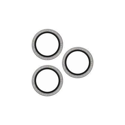 Folie de protectie Camera Spate PanzerGlass Safe. Glitter pentru Apple iPhone 16 Pro Max / 16 Pro, Sticla Securizata, Argintie