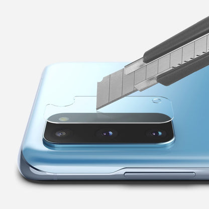 Folie de protectie Camera Spate Ringke IDGL pentru Samsung Galaxy S20 5G G981 / S20 G980, Sticla Securizata, Set 3 bucati, Transparenta