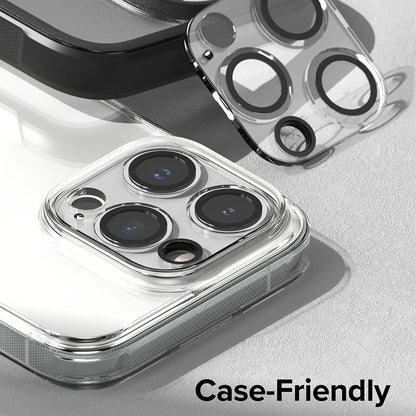 Folie de protectie Camera Spate Ringke pentru Apple iPhone 15 Pro, Sticla Securizata, Set 2 bucati, Transparenta
