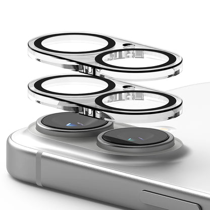 Folie de protectie Camera Spate Ringke pentru Apple iPhone 16 Plus / 16, Sticla Securizata, Set 2 bucati, Transparenta