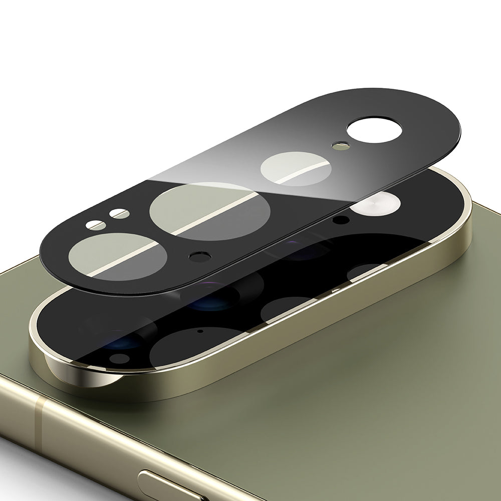 Folie de protectie Camera Spate Ringke pentru Google Pixel 11 Pro XL, Sticla Securizata, Set 2 bucati, Neagra