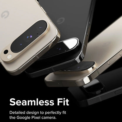 Folie de protectie Camera Spate Ringke pentru Google Pixel 9 Pro, Sticla Securizata, Set 3 bucati, Transparenta