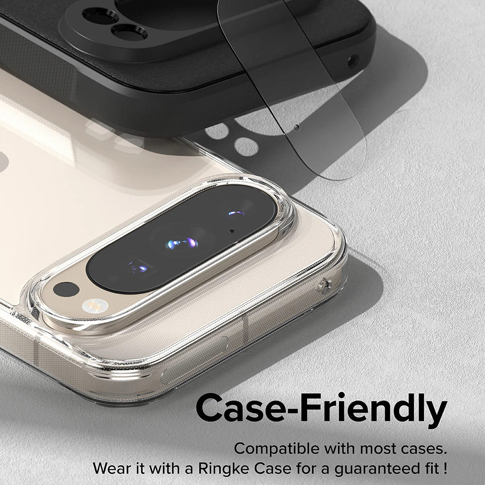 Folie de protectie Camera Spate Ringke pentru Google Pixel 9 Pro XL, Sticla Securizata, Set 3 bucati, Transparenta