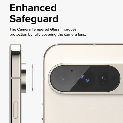 Folie de protectie Camera Spate Ringke pentru Google Pixel 9 Pro XL, Sticla Securizata, Set 3 bucati, Transparenta