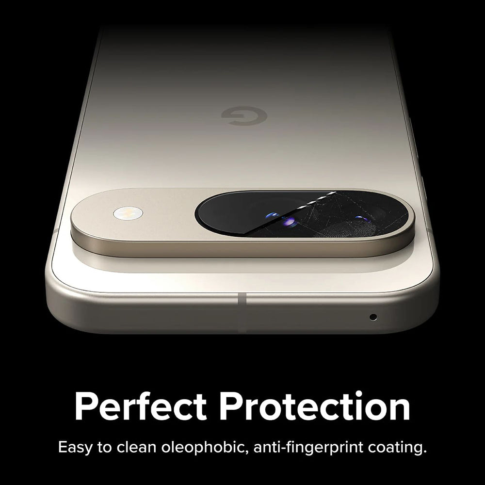 Folie de protectie Camera Spate Ringke pentru Google Pixel 9, Sticla Securizata, Set 3 bucati, Transparenta