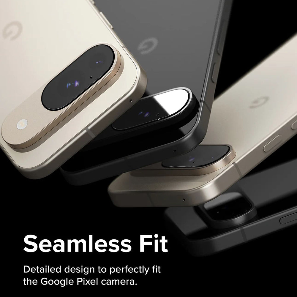 Folie de protectie Camera Spate Ringke pentru Google Pixel 9, Sticla Securizata, Set 3 bucati, Transparenta